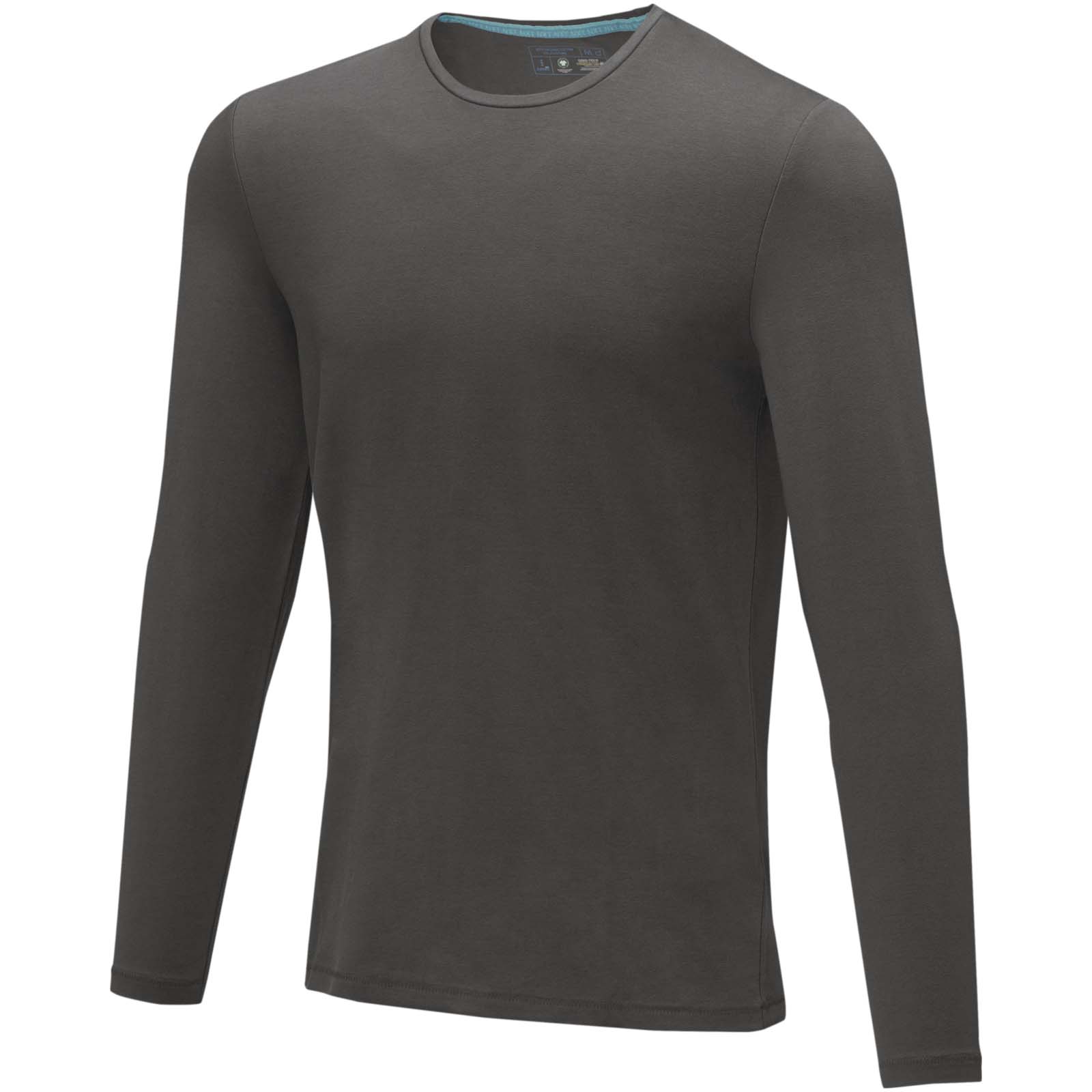 Ponoka långärmad ekologisk t-shirt herr