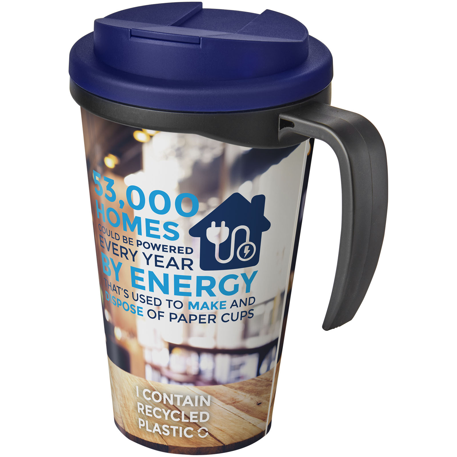 Brite-Americano® Grande 350 ml mugg med spillsäkert lock