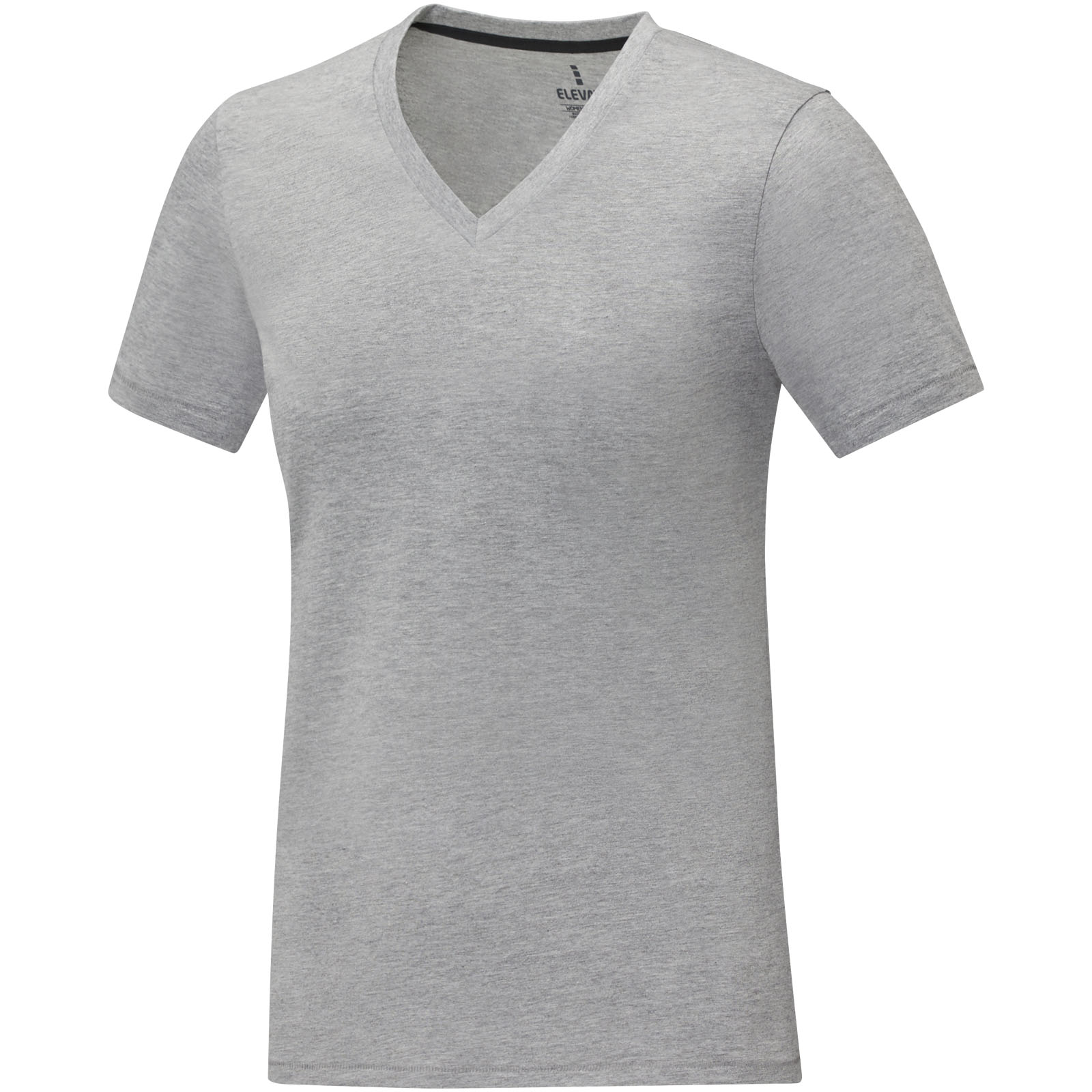 Somoto kortärmad V-ringad t-shirt till dam