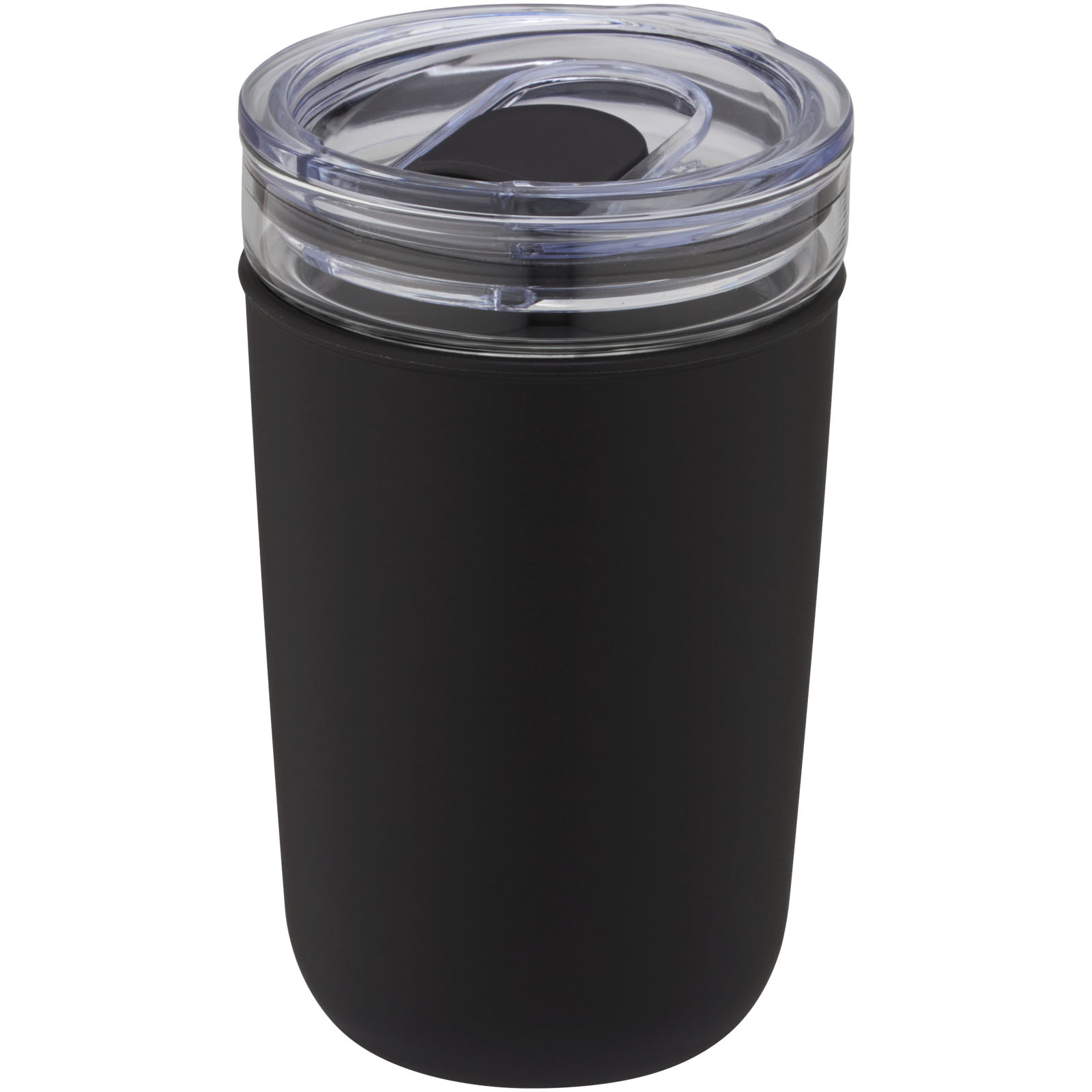 Bello 420 ml glastermos med en yttervägg av återvunnen plast