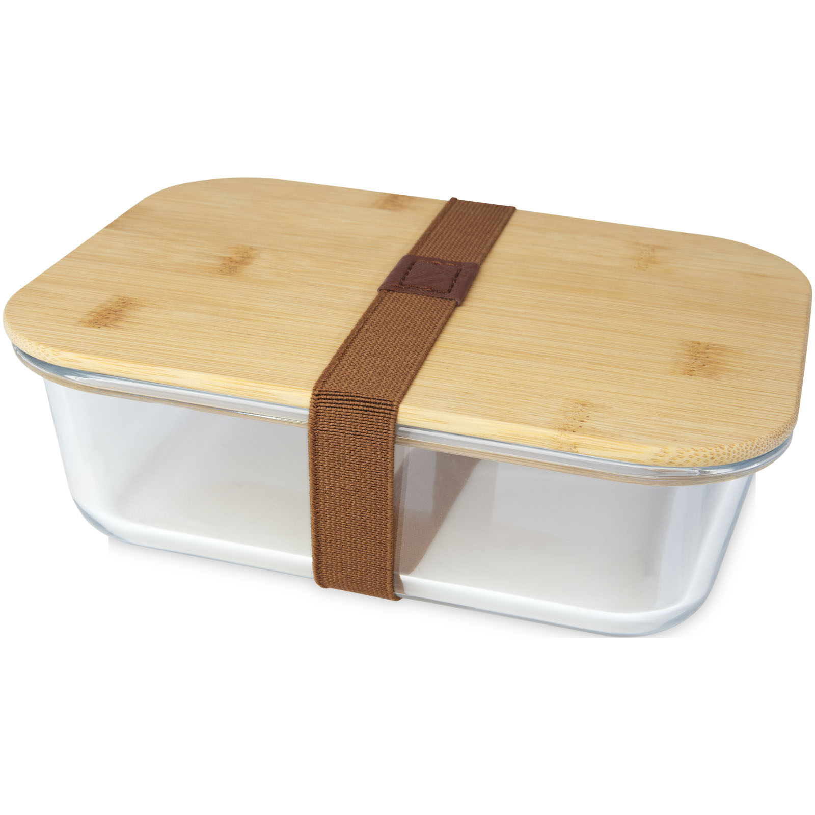 Roby 1000 ml lunchlåda i glas med bambulock