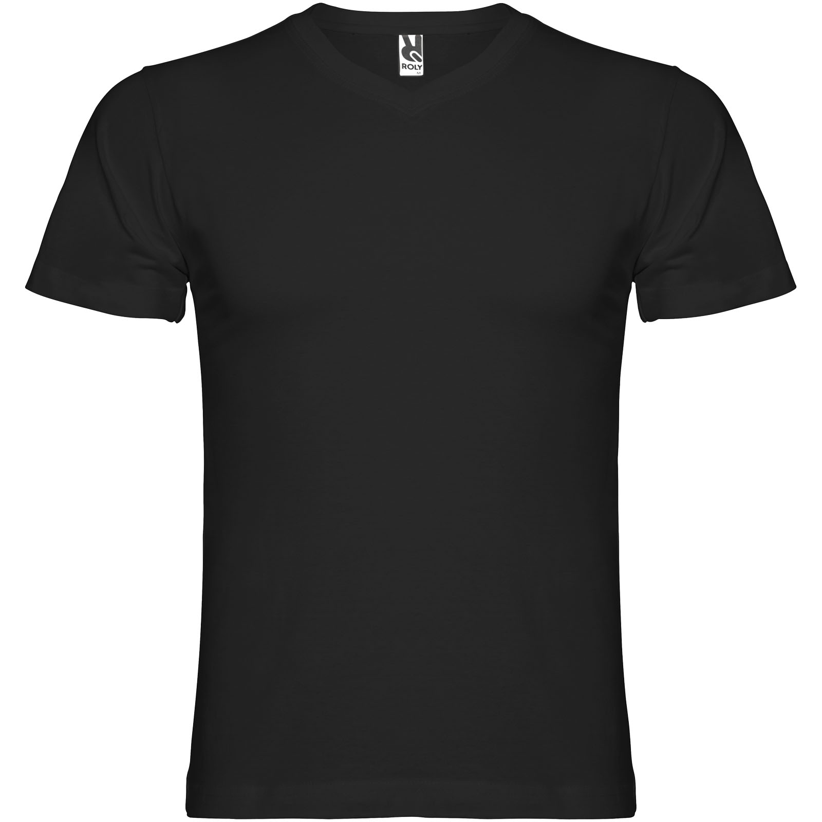 Samoyedo 155 g/m² kortärmad v-ringad T-shirt för herr