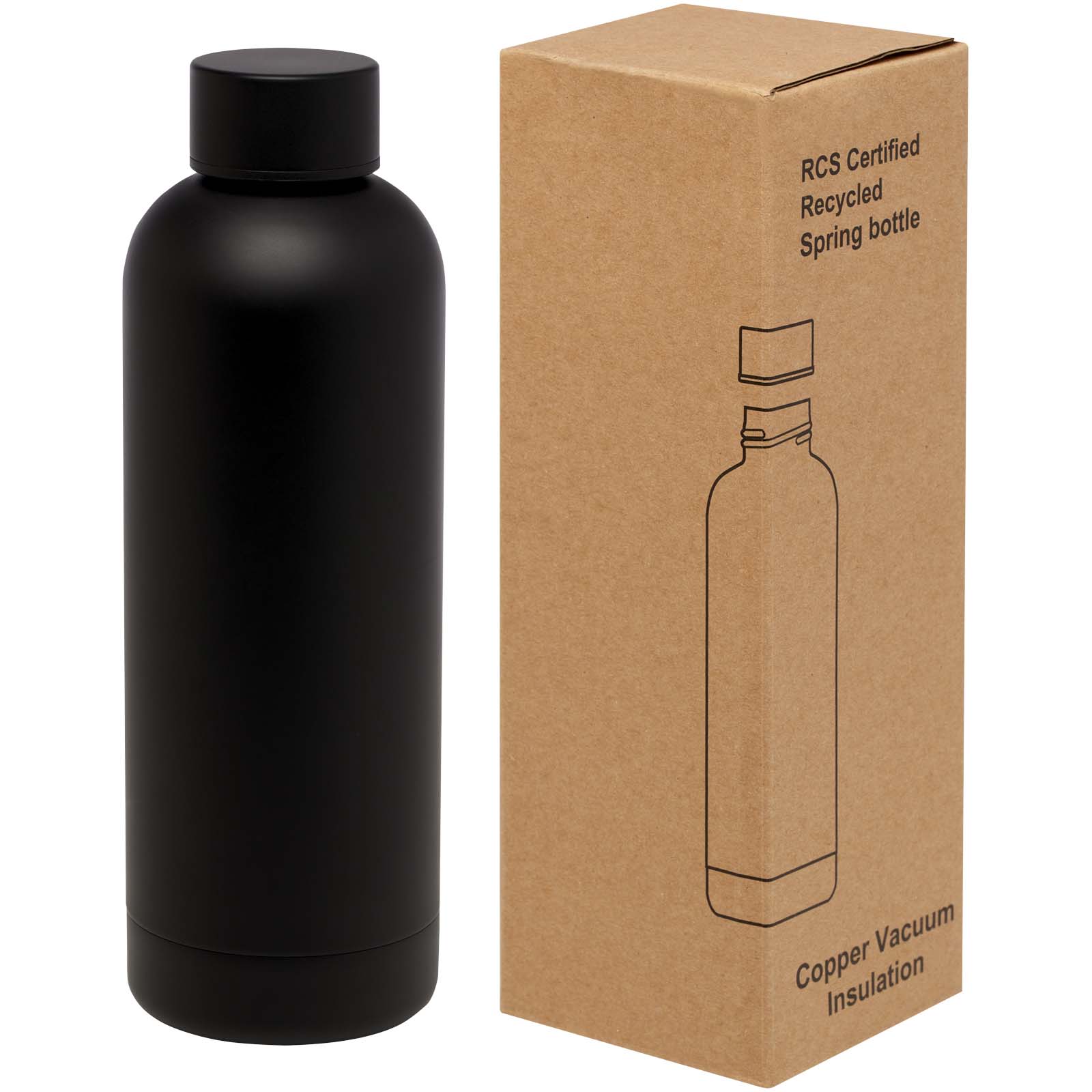 Spring RCS-certifierad vakuumisolerad flaska i koppar, 500 ml