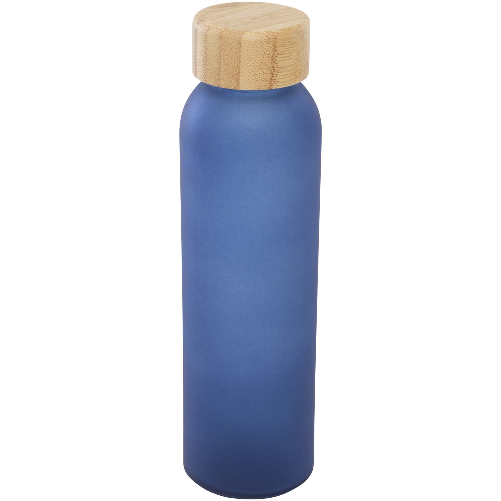 Lume 500 ml matt glasflaska av silikatglas med bambulock