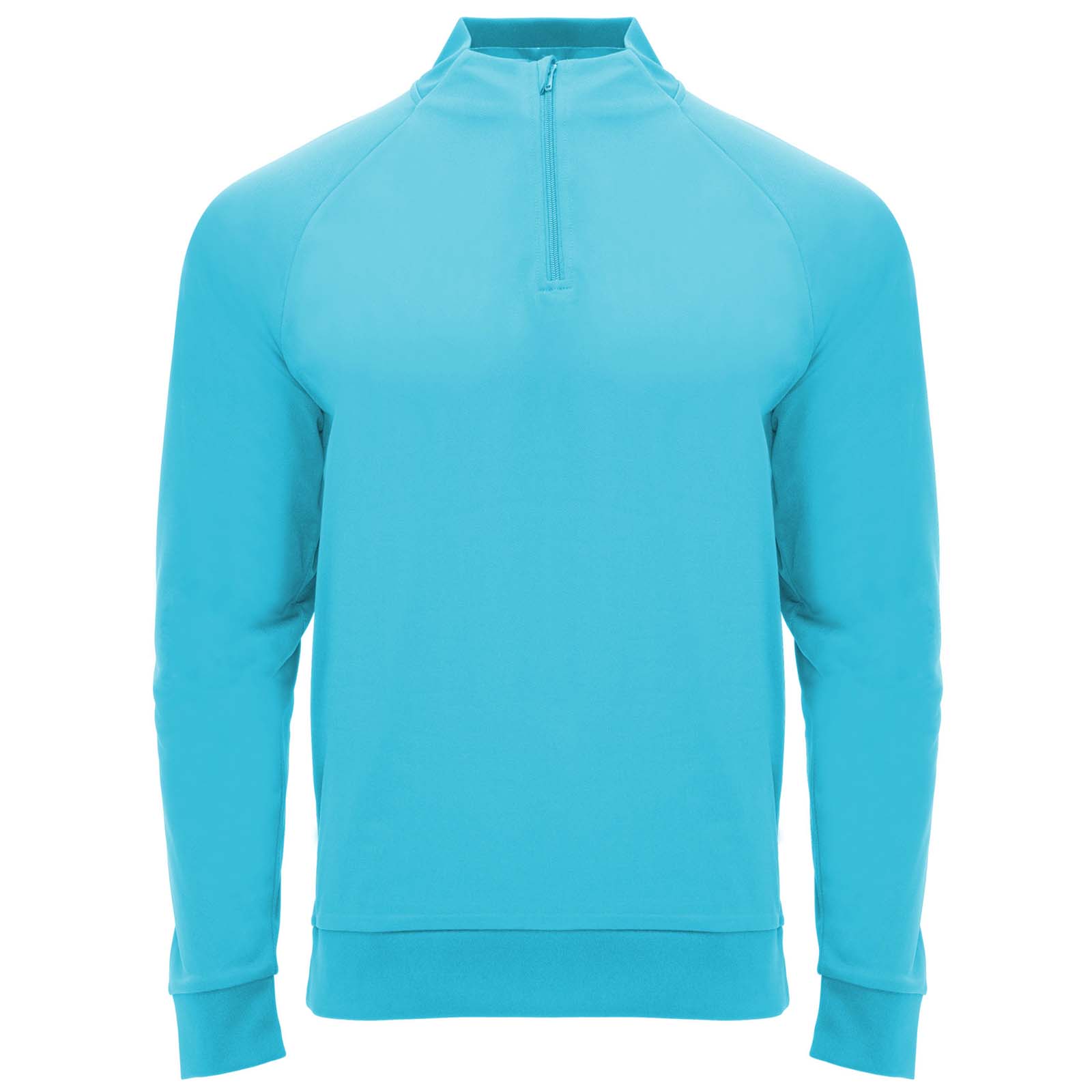 Epiro 200 g/m² långärmad unisex sweatshirt med kvartslång dragkedja