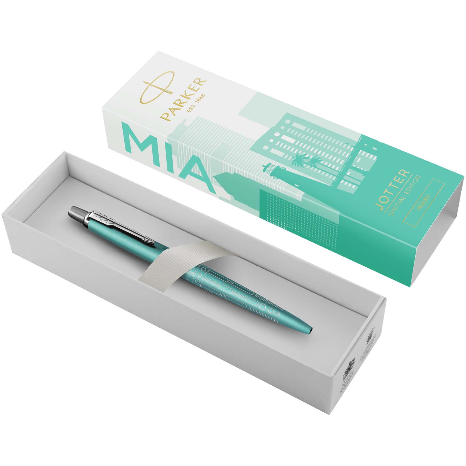 Parker Jotter SE Global Icons kulspetspenna (blått bläck)