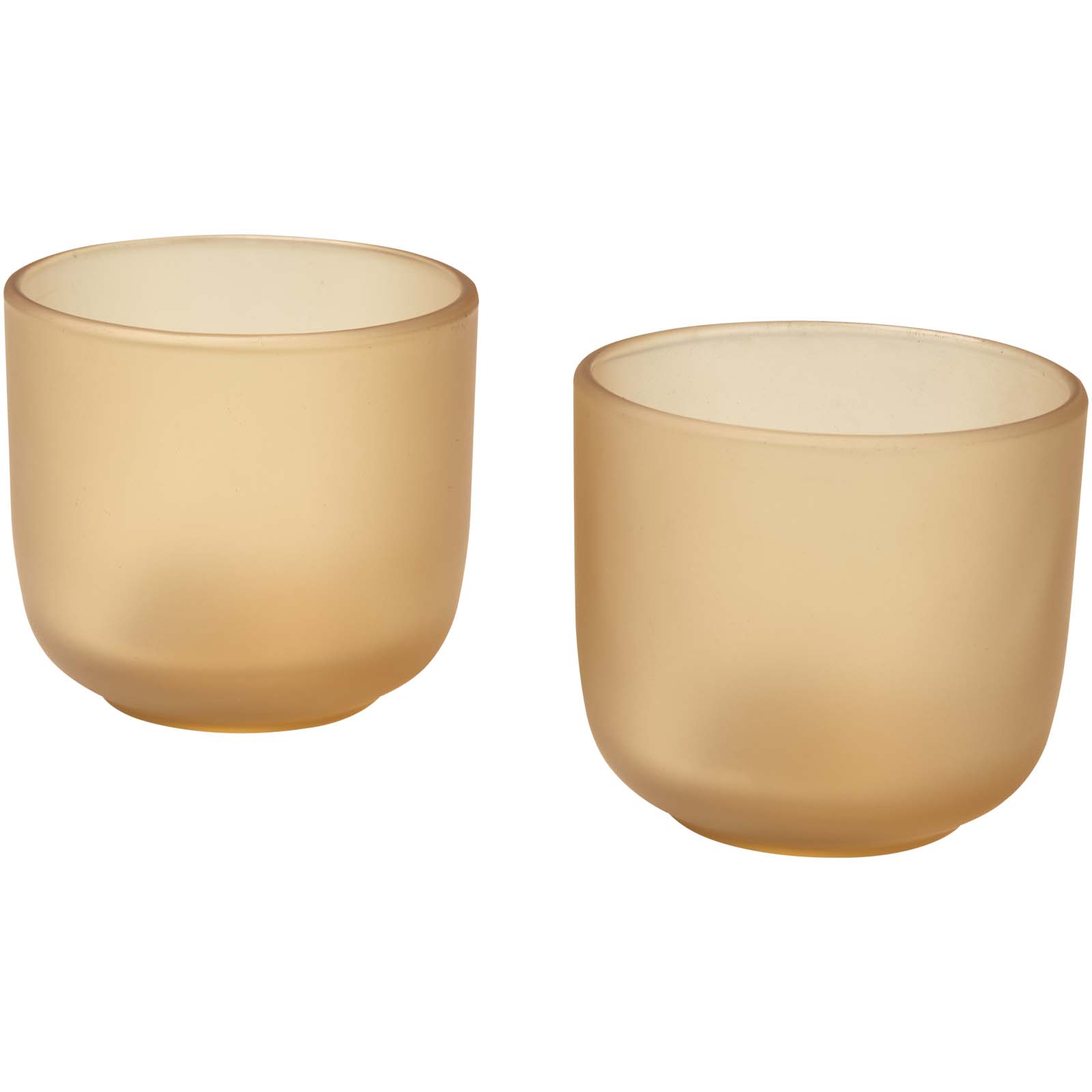 Male 200 ml glasmuggar – set om två med matt finish