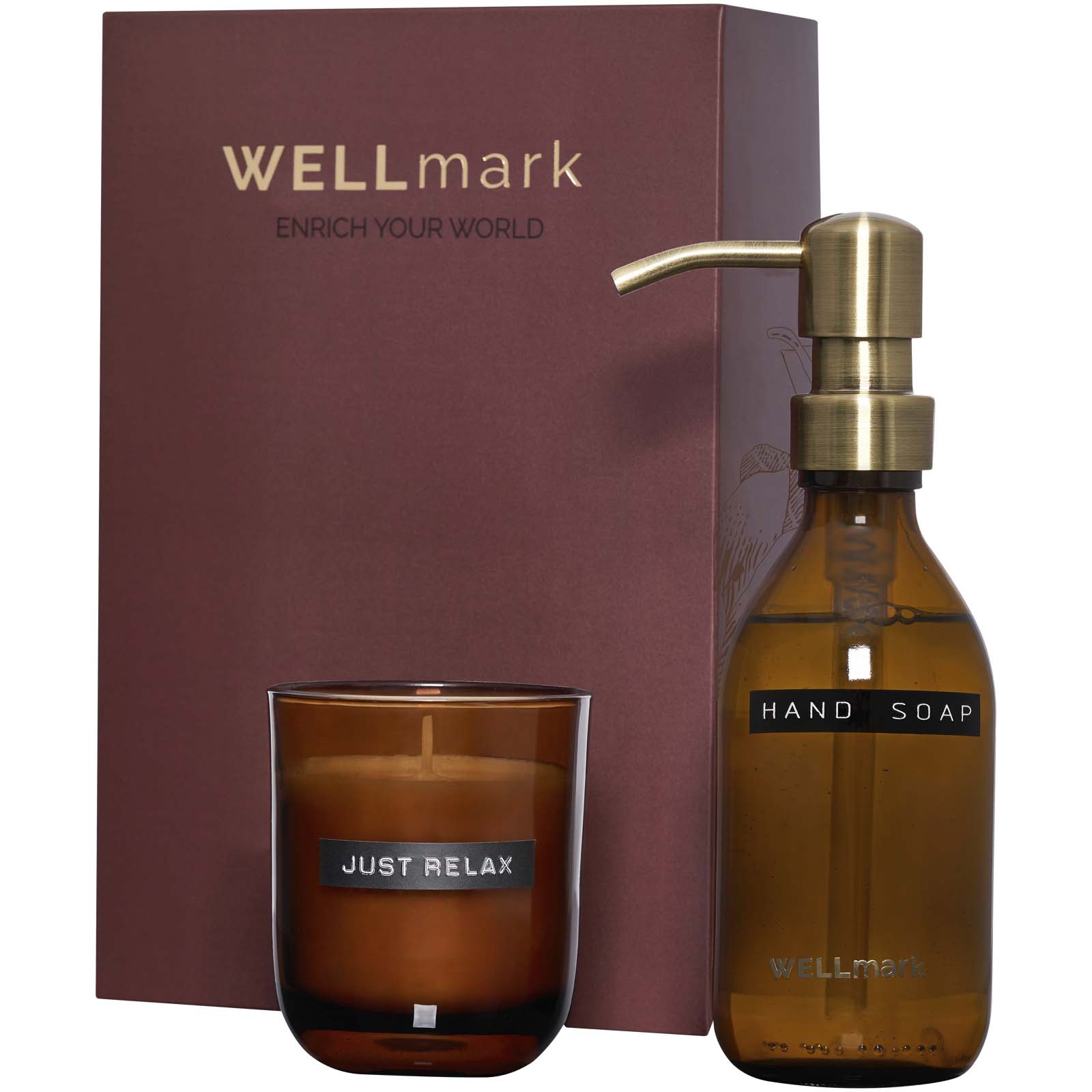 Wellmark Discovery 250 ml dispenser för handtvål och 150 g doftljus