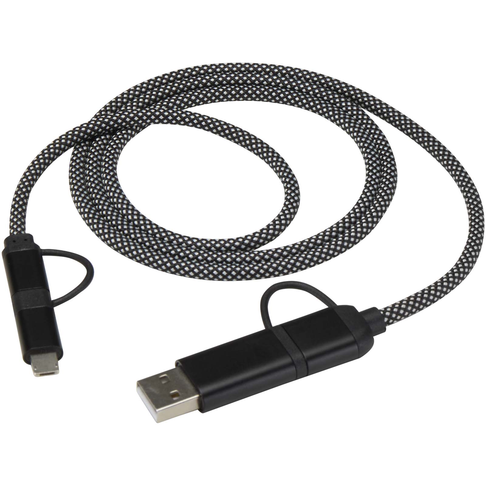 SMART 65 W 100 cm magnetisk 5-i-1-laddningskabel i RCS-återvunna material