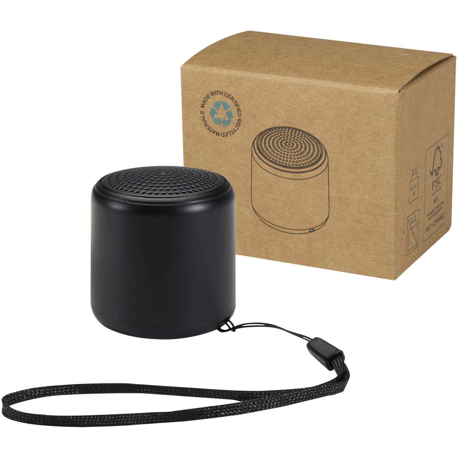 Velkis trådlös Bluetooth-högtalare på 3 W av återvunnen plast