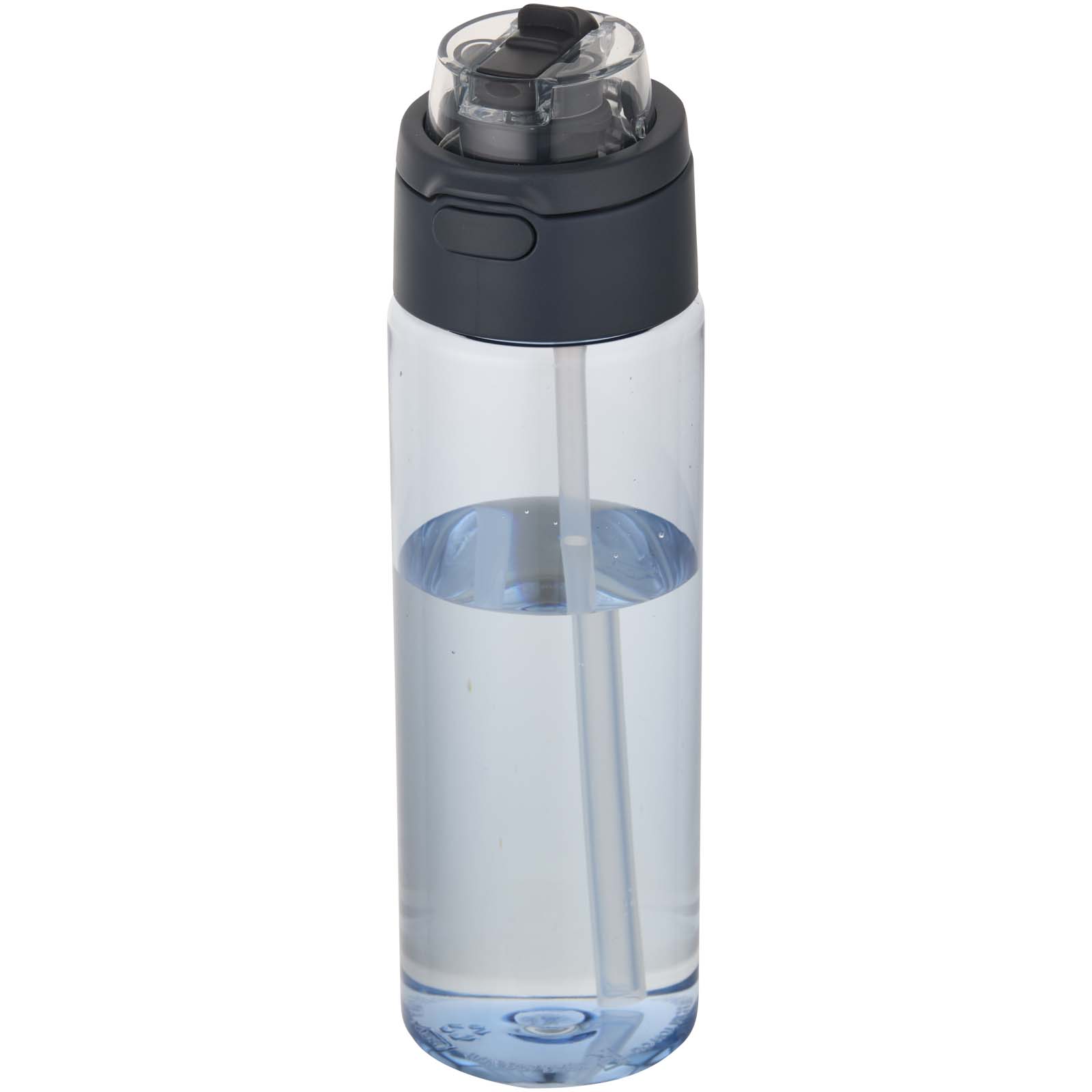 Theron 700 ml vattenflaska i återvunnen plast från RCS med lock med dubbla funktioner och utfällbart
